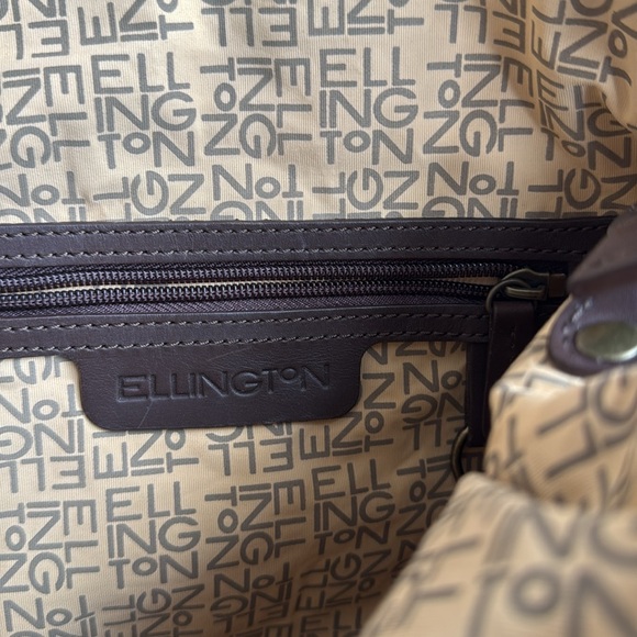 Ellington Light Warm Beige Leather Handbag - Picture 7 of 11